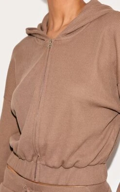 Prettylittlething Brown Waffle Zip Up Cropped Hoodie 8 Prettylittlething Brown Waffle Zip Up Cropped Hoodie -Pretty Little Thing Shop 8d781ac0f7d6690dee4833b374c3c0ae09f99014 CNM0143 4 waffle zip up cropped hoodie