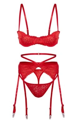 Prettylittlething Red Floral Scalloped Edge Lace 3 Piece Lingerie Set 9 Prettylittlething Red Floral Scalloped Edge Lace 3 Piece Lingerie Set -Pretty Little Thing Shop 8d89ba433bcf23b997bb16294ead288413d9ea36 cng2027 5