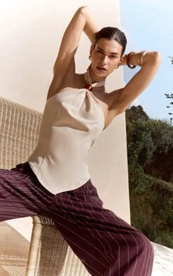 Prettylittlething Ecru Bead Detail Woven Halterneck Top 8 Prettylittlething Ecru Bead Detail Woven Halterneck Top -Pretty Little Thing Shop 8e0e050f4a143307c14c873aa2b7ca8305af56d6 CNM5928 4 ecru bead detail woven halterneck top