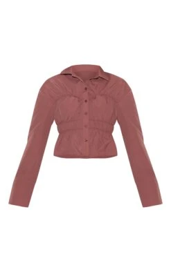 Prettylittlething Dark Brown Shirred Shirt 9 Prettylittlething Dark Brown Shirred Shirt -Pretty Little Thing Shop 8e1f6e307697f1e2ceae3b79bee177be4bb95345 CNL9463 5 dark brown shirred shirt