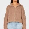 Prettylittlething Light Mocha Thick Rib Knit Zip Up Cardigan -Pretty Little Thing Shop 8f3f1c18065e71d11bf2447275f0b01e0bfa777d cnj2116 1