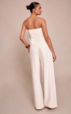 Cream Pintuck Tailored Pant 7 Cream Pintuck Tailored Pant -Pretty Little Thing Shop 8f804f16e89eac970df812b77387d582038faddb CNO2213 3 cream pintuck tailored trouser