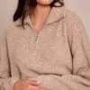 Taupe Half Zip Soft Knit Sweater -Pretty Little Thing Shop 90602b663627c0d9c3171d917f91c723917786d3 CNN9650 1 taupe half zip soft knit jumper