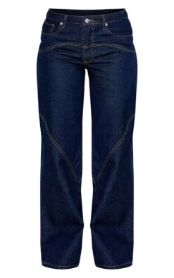 Prettylittlething Indigo Western Seam Detail Jeans -Pretty Little Thing Shop 9123b66b10e9391eff192c1f844a8dcb59ba9c8e CNN2896 5 indigo western seam detail jeans