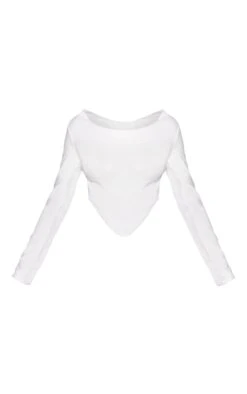 Prettylittlething White Soft Touch Jersey Cowl Neck Dip Hem Top -Pretty Little Thing Shop 932ca56215001d3705107e3bb80095da6fdf5515 CNH6242 5 white soft touch jersey cowl neck dip hem top