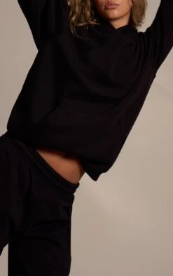 Black Cotton Fleece Cuffed Sweatpants -Pretty Little Thing Shop 939437155e1e0459ec7d0c2e4c97efe386b10320 CNO0248 4 black cotton fleece cuffed sweatpants