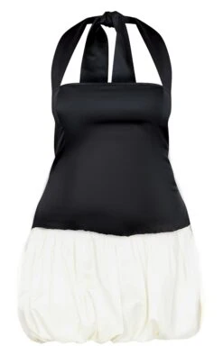 Prettylittlething Black Satin Contrast Puffball Dress -Pretty Little Thing Shop 94c4ffb7868d53a7612fc7a627209afabc5c347a cnk7476 5