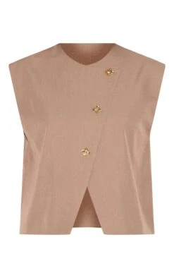 Prettylittlething Mushroom Gold Trim Oversized Vest 9 Prettylittlething Mushroom Gold Trim Oversized Vest -Pretty Little Thing Shop 970456ee69860bacf6cec1a708e32b4bdb6df906 CNM0407 5 mushroom gold trim oversized waistcoat