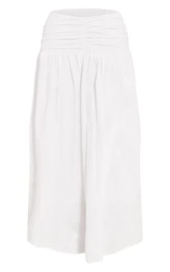 Prettylittlething White Cotton Poplin Ruched Dropped Waist Maxi Skirt 9 Prettylittlething White Cotton Poplin Ruched Dropped Waist Maxi Skirt -Pretty Little Thing Shop 97ca4c0f14ac524088895fe7ee9395796f411b19 CNL8866 5 white cotton poplin ruched dropped waist maxi skirt