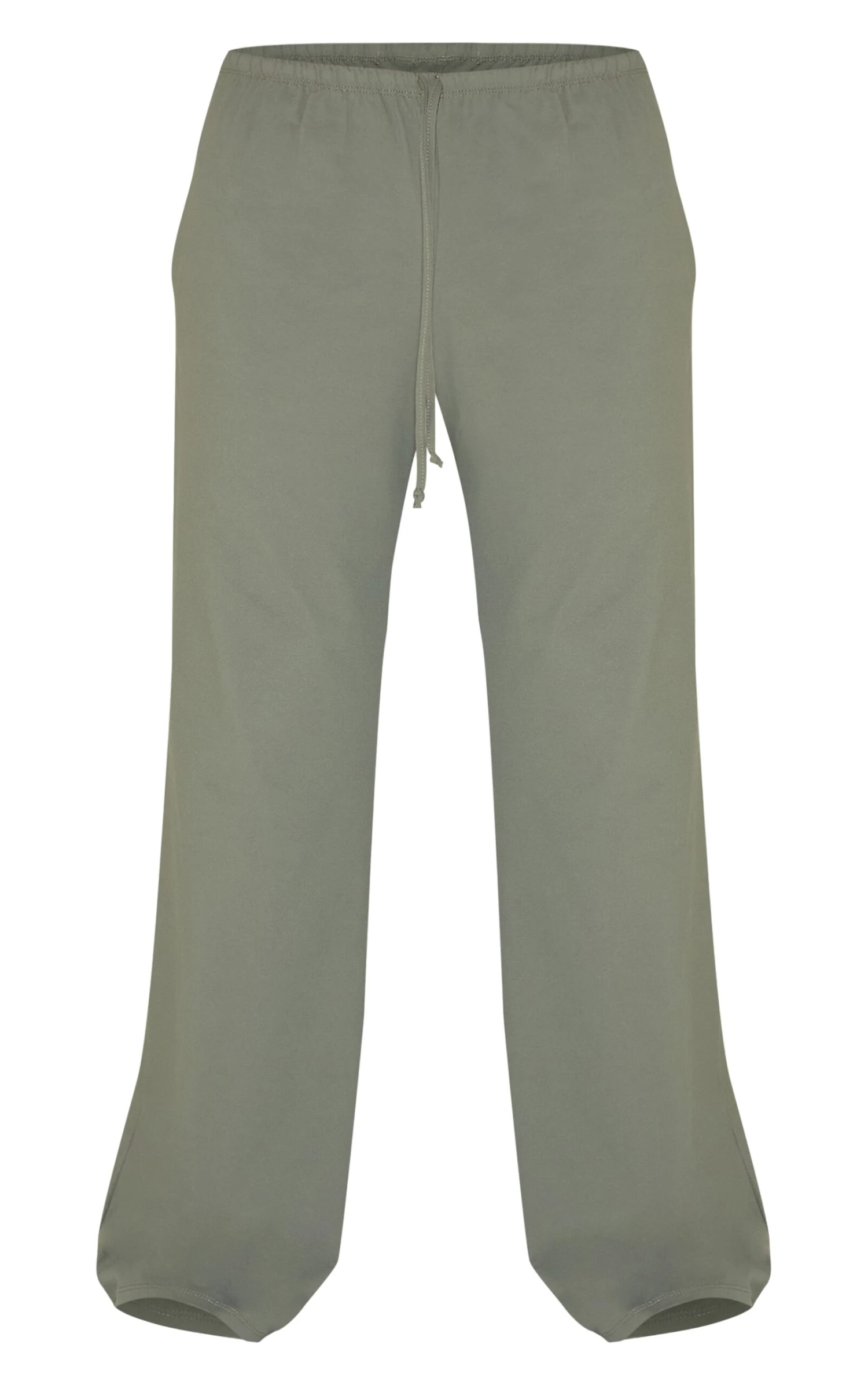 Prettylittlething Khaki Interlock Straight Leg Pants 5 Prettylittlething Khaki Interlock Straight Leg Pants - Image 5