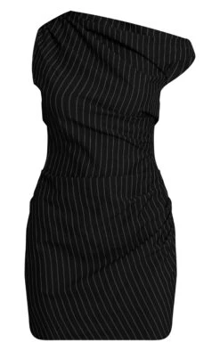 Prettylittlething Black Pinstripe Asymmetric Bodycon Dress -Pretty Little Thing Shop 993ad5bbc909309bbfe0d3c24220d5fc615f86a5 CNO3555 5 black pinstripe asymmetric bodycon dress