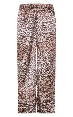 Prettylittlething Leopard Printed Satin Wide Leg Pants -Pretty Little Thing Shop 9b0b7b680ce66b6b6ee54ed2e420638a467ad988 CNJ1925 5 leopard printed satin wide leg trousers