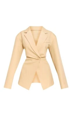 Prettylittlething Butter Cream Tailored Cinched Waist Blazer 9 Prettylittlething Butter Cream Tailored Cinched Waist Blazer -Pretty Little Thing Shop 9b330ef8987ee072d52d9f7828f8605a5140ce25 CNM8513 5 butter cream tailored cinched waist blazer