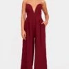 Prettylittlething PLT Label Burgundy Plunge Wide Leg Jumpsuit 11 Prettylittlething PLT Label Burgundy Plunge Wide Leg Jumpsuit -Pretty Little Thing Shop 9bb7899913c9face6dc16f4e6c317e354a04c3ea cnl0396 1