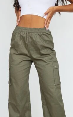 Prettylittlething Khaki Wide Leg High Waisted Cargo Pants -Pretty Little Thing Shop 9bfaf0770d8cc13b1c74194e33948bd697f5b559 CMO6593 4 khaki wide leg high waisted cargo trousers