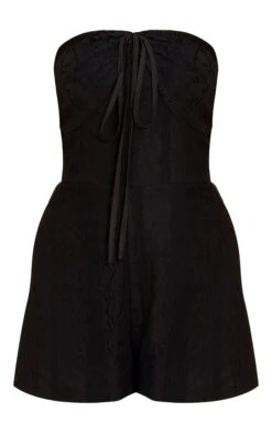 Prettylittlething Black Lace Fold Over Romper -Pretty Little Thing Shop 9c4c97384dc37b16b809e1025d0713bf875e8dff CNO4151 5 black lace fold over playsuit