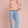 Prettylittlething Light Blue Mid Rise Straight Leg Jeans