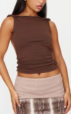 Prettylittlething Brown Faux Fur Trim Wool Look Micro Mini Skirt -Pretty Little Thing Shop 9d5cbb848ab79d906bacae0403926a4429168ec1 cnk1029 5