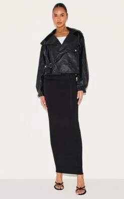 Prettylittlething Black Textured Look Faux Leather Biker Jacket 7 Prettylittlething Black Textured Look Faux Leather Biker Jacket -Pretty Little Thing Shop 9e2466c8c820ed9193a442b2c082255c3e3ea1a3 CND3351 3 black textured look faux leather biker jacket