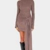 Prettylittlething Chocolate Heavy Brushed Rib Boat Neck Wrap Tie Bodycon Dress -Pretty Little Thing Shop 9e3bb46542331a25eea1d03b613e445c23175ec4 cnl4762 1