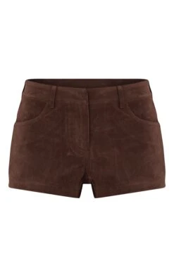 Dark Brown Suede Tailored Shorts -Pretty Little Thing Shop 9edfac4050d8f1db3a993daff18dceaea6fefc4c CNO2235 6 dark brown suede tailored shorts