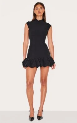 Prettylittlething Black Bust Seam Detail Puffball Dress -Pretty Little Thing Shop 9fc083b62bfe2bf2a3a713575c6415e147004255 CNL4575 3 black bust seam detail puffball dress