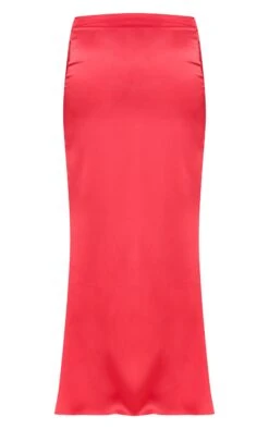 Prettylittlething Tomato Red Satin Mid Rise Maxi Skirt -Pretty Little Thing Shop a153523cfe710507bc361c9e0e32c4d162137c0a CNN0388 5 tomato red satin mid rise maxi skirt