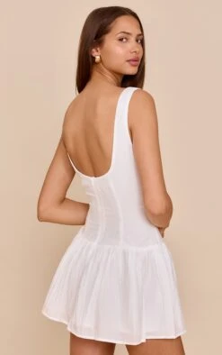 Prettylittlething White Scoop Back Button Down Shift Dress 6 Prettylittlething White Scoop Back Button Down Shift Dress -Pretty Little Thing Shop a1d599ba01b5226d95fb62ab5798b2d0fe4abc92 CNM1545 2 white scoop back button down shift dress