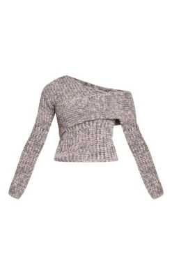 Prettylittlething Grey Chunky Knit Asymmetric Sweater 9 Prettylittlething Grey Chunky Knit Asymmetric Sweater -Pretty Little Thing Shop a273baf8e956af001cde7750d74c419c4920646e CNO5626 5 grey chunky knit asymmetric jumper