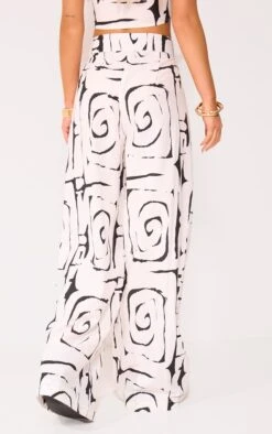 Monochrome Swirl Print Wide Leg Linen Look Pants 7 Monochrome Swirl Print Wide Leg Linen Look Pants -Pretty Little Thing Shop a31a90315fe9e9e2c1e0131db6f4989b0f5a9d91 cnh7367 3