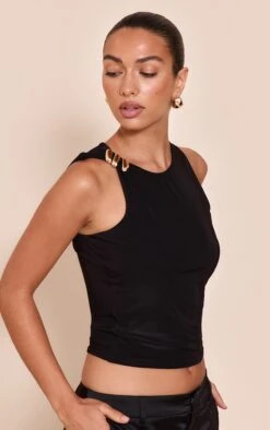 Black Double Layer Slinky Trim Detail Long Vest Top 8 Black Double Layer Slinky Trim Detail Long Vest Top -Pretty Little Thing Shop a438d5ea4da6bf0d12241ce1d71c69365aa17fe3 CNN9207 4 black double layer slinky trim detail long vest top