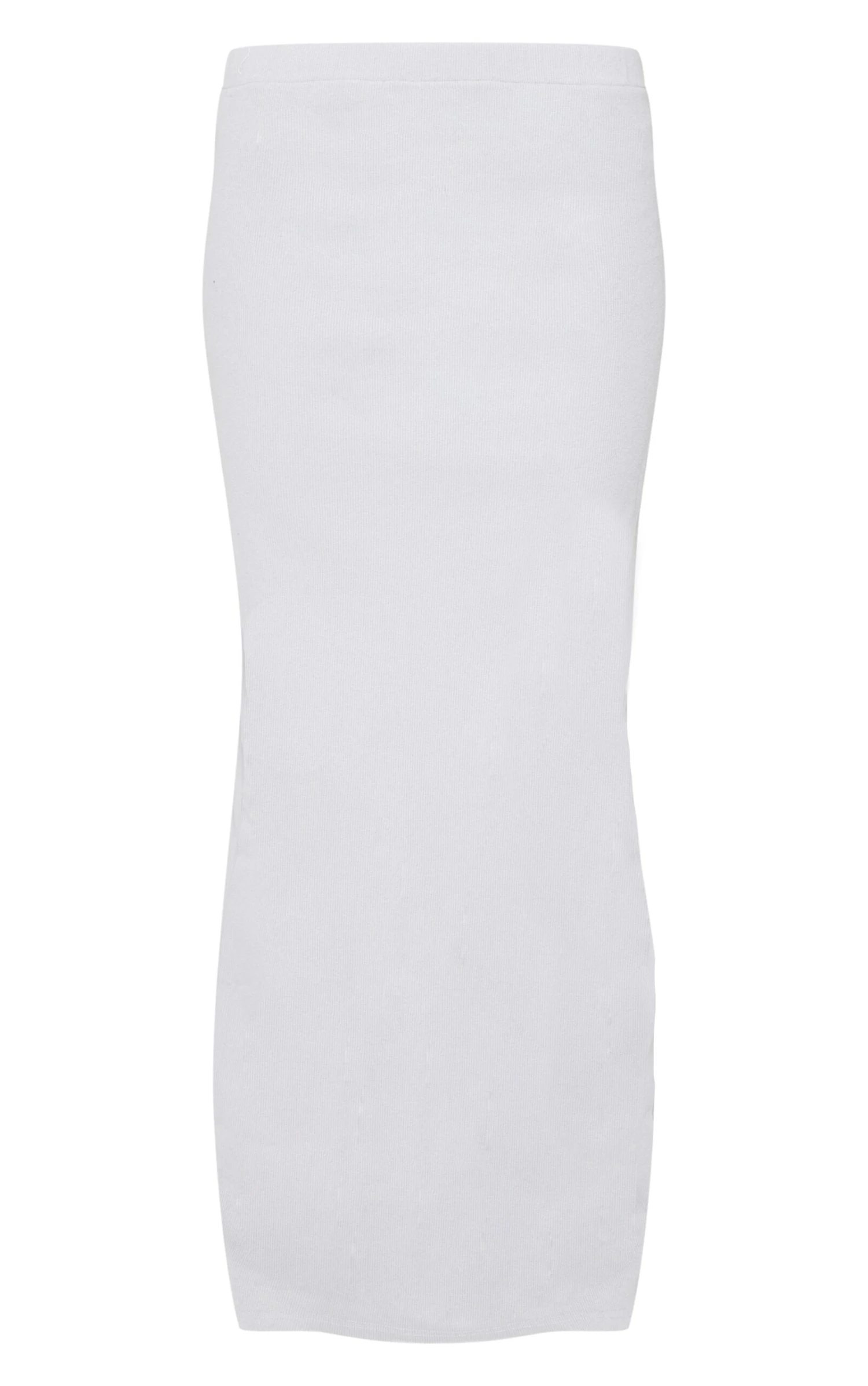 Prettylittlething Grey Ribbed Maxi Mid Rise Skirt 5 Prettylittlething Grey Ribbed Maxi Mid Rise Skirt - Image 5