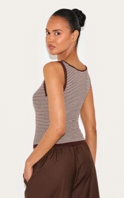 Prettylittlething Chocolate Stripe Waffle Knit Boat Neck Top 6 Prettylittlething Chocolate Stripe Waffle Knit Boat Neck Top -Pretty Little Thing Shop a6a2d7c245631b3ca2513f2d1ff108e7aa2c7467 CNL6082 2 chocolate stripe waffle knit boat neck top