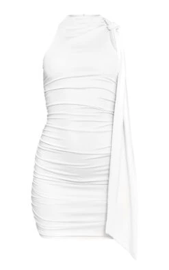 Prettylittlething Cream Soft Touch Knot Wrap Mini Dress -Pretty Little Thing Shop a6f177f312a3ecfbfb5489c94a46d909b0af8e02 CNN3562 5 cream soft touch knot wrap mini dress