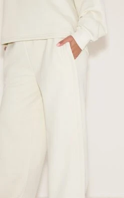 Prettylittlething Cream Wide Leg Pleated Detail Sweatpants -Pretty Little Thing Shop a7573f9cd5852cd580892e3bfd22f21f1449a804 CNN8336 4 cream wide leg pleated detail joggers