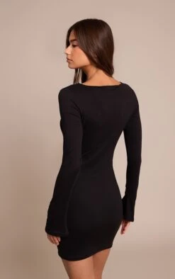 Prettylittlething Black Soft Touch Jersey Long Sleeve Bodycon Dress -Pretty Little Thing Shop a7abc3bb0bf618b790095b59432608f420c175f3 CNO3515 2 black soft touch jersey long sleeve bodycon dress