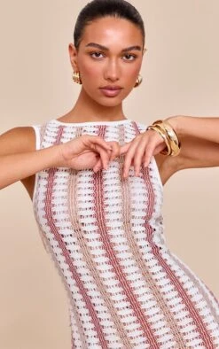 Prettylittlething Pink Textured Striped Boat Neck Shift Dress -Pretty Little Thing Shop a85d7873422c187d3dbc9d6d1b73c6adb058fc14 CNN0097 4 pink textured striped boat neck shift dress