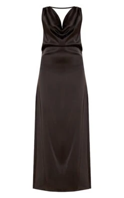 Black Satin Extreme Cowl Maxi Dress -Pretty Little Thing Shop a86e15c6cafa773b76b61dc8e2fc12ad7ab2c149 CNO1537 5 black satin extreme cowl maxi dress