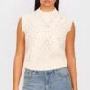 Prettylittlething Cream Textured Cable Knit Sweater Vest -Pretty Little Thing Shop a894adcff1dc300bab22fdcb9e89e5759edf7b90 cnk3600 1