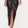 Prettylittlething Black Faux Leather Twist Detail Front Midi Skirt -Pretty Little Thing Shop a91a70484eacc10abf8da2894ce78f7df5b99d47 cmt6329 2