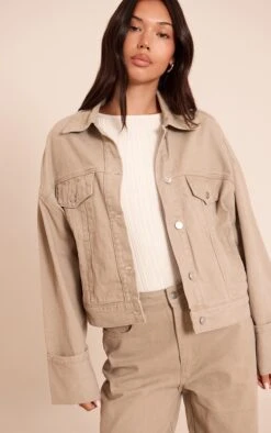 Stone Turn Up Cuff Jacket