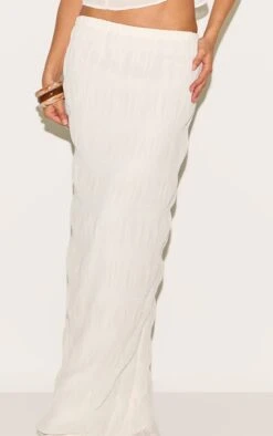 Prettylittlething Cream Chiffon Textured Maxi Skirt -Pretty Little Thing Shop a98e0f4315ef513bcbd8583ad893efca8af0509e CNM8824 4 cream chiffon textured maxi skirt