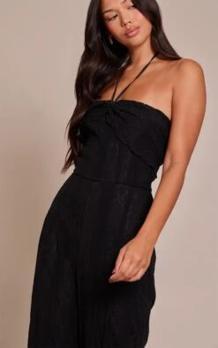 Prettylittlething Black Lace Fold Over Straight Leg Jumpsuit -Pretty Little Thing Shop aa0696b45e4c55225cb002969b1b6221293bc02e CNO4148 4 black lace fold over straight leg jumpsuit