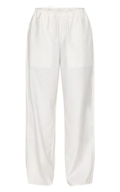 Prettylittlething White Woven Drawstring Low Rise Relaxed Pants -Pretty Little Thing Shop aa21d8e959aa74382a6ce31e2711b7717e569cf0 CNN2194 5 white woven drawstring low rise relaxed trousers