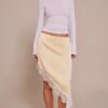 Lemon Satin Lace Trim Asymmetric Midi Skirt -Pretty Little Thing Shop aa3de88818404c9ba344e94ca8aa503fbad11fb6 CNN9326 1 lemon satin lace trim asymmetric midi skirt