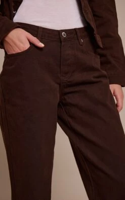 Prettylittlething Dark Chocolate Dip Front Straight Leg Jeans -Pretty Little Thing Shop aa7a9166aebacdc6d201a12896aaaae636312c3c CNN6698 4 dark chocolate dip front straight leg jeans