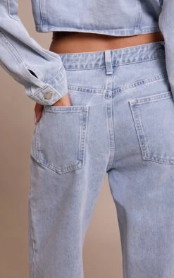 Prettylittlething Light Blue Straight Leg High Rise Jeans -Pretty Little Thing Shop aaae611267f7bd06b3181504f8b63b049fbc477a CNM9277 4 light blue straight leg high rise jeans