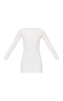 Prettylittlething Cream Towel Boat Neck Bodycon Dress -Pretty Little Thing Shop acdd4833874a80d4b4b870c37a92fe37af6793fe cnl0147 5