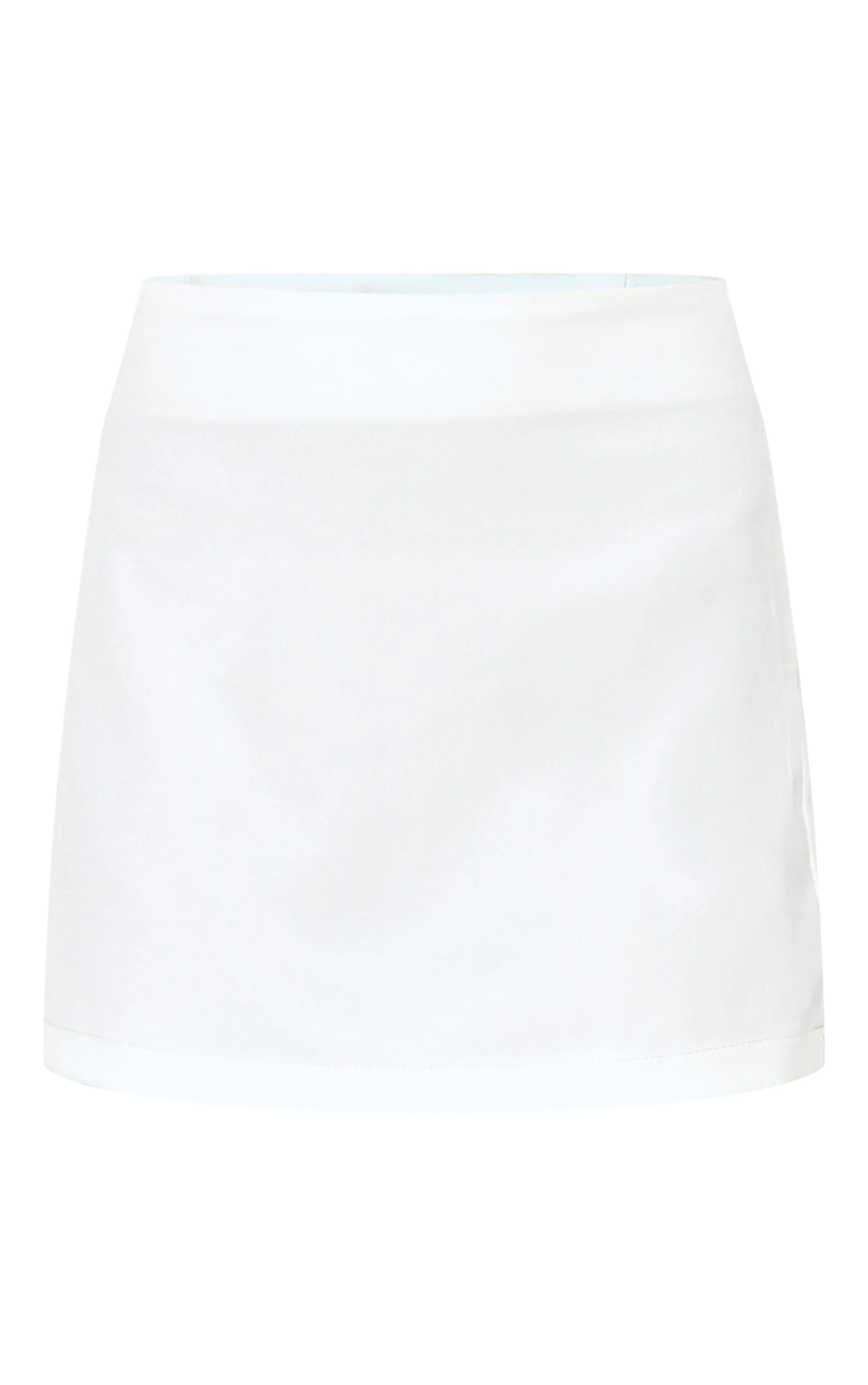 Prettylittlething Cream Tailored Woven Mid Rise Micro Mini Skirt 6 Prettylittlething Cream Tailored Woven Mid Rise Micro Mini Skirt - Image 6