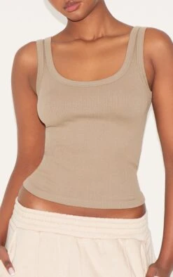 Prettylittlething Coffee Snatched Rib Scoop Vest -Pretty Little Thing Shop af0d35a12bfc3d17b2af3a9eeae20ca42628917d CNC5413 4 coffee contour rib scoop vest